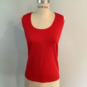 Lincoln Outfitters Women's Bold Red Racerback Plus One Size